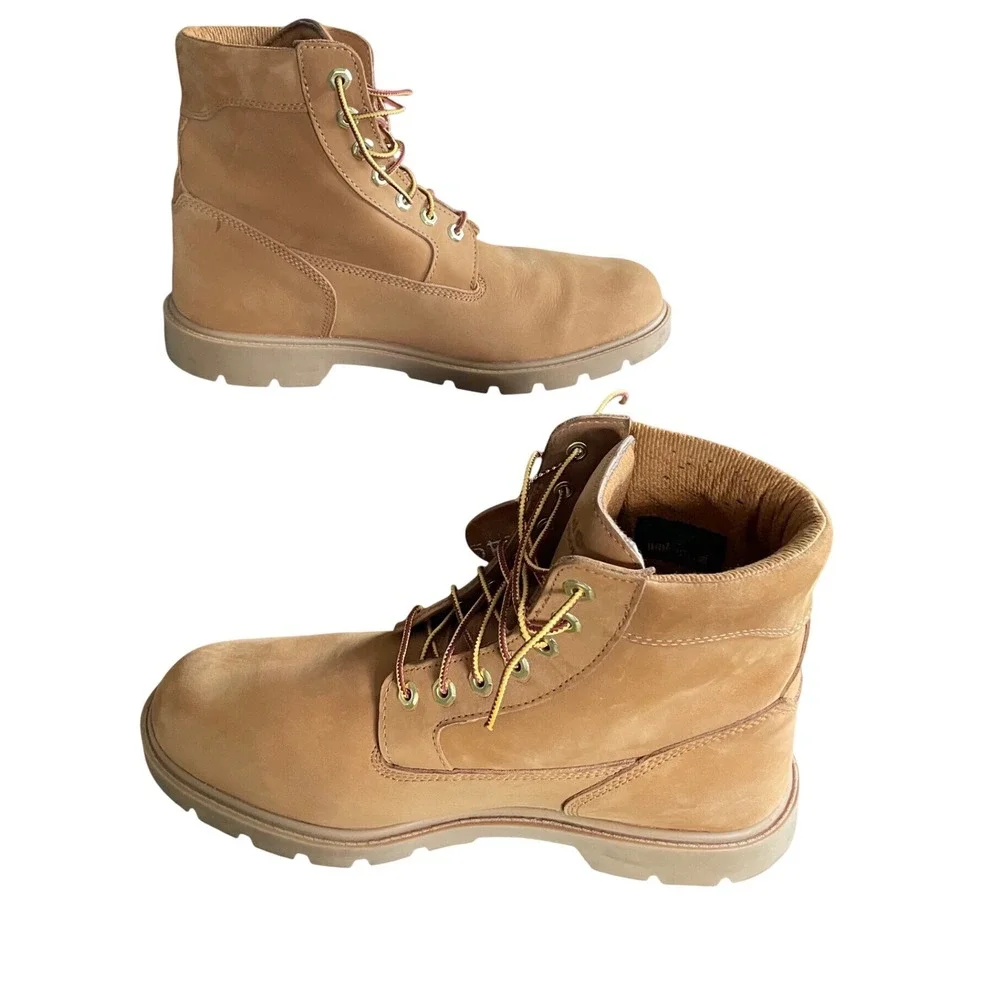 Timberland 019079 Classic 6 Inch Waterproof Boot Wheat Nubuck Mens 11.5 Box
